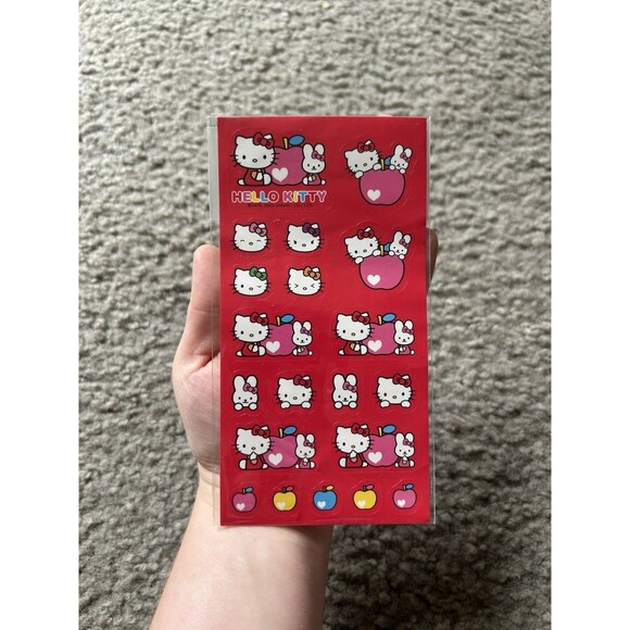 Vintage Sanrio 2003 Hello Kitty Apple Stickers - Picture 3 of 3